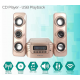 Mini System Radio Philco CD Player AM FM Bluetooth USB 80W