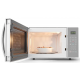 Microondas Philco 25L 1100W Painel Digital com Desodorizador Prata Espelhado