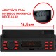 Som Automotivo MP3 Player Bluetooth SD Suporte Ajustavel Celular
