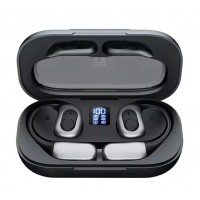 Fone de Ouvido Bluetooth Aberto Esportivo Painel Led