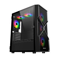 Gabinete Gamer Redragon Mid Tower Lateral Vidro Preto