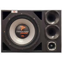 Caixa de Som 1500W Trio 15 polegadas Tornado 2 Driver 1 Tweeter