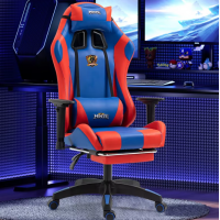 Cadeira Gamer Giratoria Reclinavel Apoio Bra&ccedil;os e Pernas