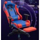 Cadeira Gamer Giratoria Reclinavel Apoio Braços e Pernas