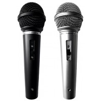 Microfone Duplo Karaoke 2 Cabos P10 XLR