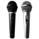 Microfone Duplo Karaoke 2 Cabos P10 XLR