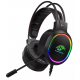 Fone de ouvido Headset GamingMaster RGB Microfone Flexivel Preto