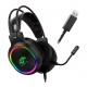 Fone de ouvido Headset GamingMaster RGB Microfone Flexivel
