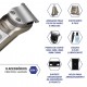 Aparador de Pelos Philco 8X1 Led 5 Pentes Prata