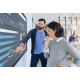 Monitor 75 Pol 4K Dell Touch Screen DisplayPort HDMI com Painel IPS
