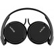 Fone de Ouvido Sony com Fio 92dB Dobravel Preto