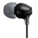 Fone de Ouvido Sony com Fio 92dB Dobravel Preto