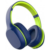 Fone de Ouvido Blueth Xtrax 30W Microfone Cancelamento Ruido Azul e Verde