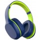 Fone de Ouvido Blueth Xtrax 30W Microfone Cancelamento Ruido Azul e Verde