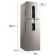 Geladeira Brastemp 554L Painel Digital Frost Free 3 Portas Inox