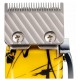 Maquina de Cortar Cabelos Wmark Sem fio 6 Pentes Amarelo Transparente Bivolt