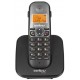 Kit Telefone Sem fio Intelbras 1 Base e 2 Ramais Display Led
