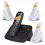 kit Telefone Sem fio Intelbras com Identificador de Chamadas Base e 3 Ramais