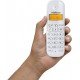 Telefone Sem fio Intelbras Identificador de Chamadas 1 Base 3 Ramal Branco