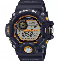 Relogio Casio Digital Esportivo Resistente Agua Preto e Amarelo