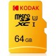 Cartao de Memoria Micro SD 64GB Kodak 4K Leitura 100Mbs