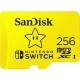 Cartao de Memoria 256GB Sandisk Micro SD Nintendo Switch Leitura 100Mbs