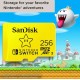 Cartao de Memoria 256GB Sandisk Micro SD Nintendo Switch Leitura 100Mbs