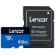 Cartao de Memoria 512GB Lexar MicroSD Adaptador Leitura 100Mbs