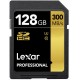 Cartao de Memoria SD 128GB Lexar 4K Leitura 300Mbs