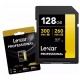Cartao de Memoria SD 128GB Lexar 4K Leitura 300Mbs