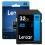 Cartao de Memoria SD 32gb Lexar 4K Leitura 120Mbs para Cameras Profissionais