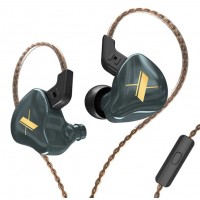 Fone de Ouvido com Fio KZ 112db Microfone cabo 1.2m Preto