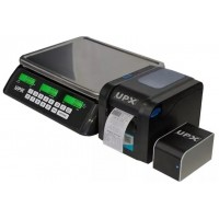 Balan&ccedil;a Digital 32Kg Bateria e Etiquetadora Comercial Bivolt Preta