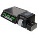 Balança Digital 32Kg Bateria e Etiquetadora Comercial Bivolt Preta
