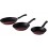 Kit 3 Frigideiras Tramontina Antiaderente Aluminio 1.2mm