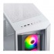 Gabinete Gamer Mid Tower XPG 3 Fans ARGB Lateral Vidro Branco