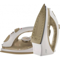 Ferro de Passar a Vapor Oster 1200W Antiaderente Spray Dourado e Branco