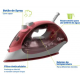 Ferro de Passar a Vapor Oster 1200W Antiaderente AeroCeramic Luxx Red