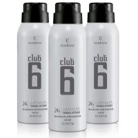 Kit 3 Desodorante Eudora Antitranspirante e Aerosol 125ml