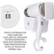 Secador de Cabelos 1800W Suporte Parede 2 Temperatura 2 USB Branco