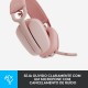 Fone de Ouvido Sem fio Logitech 118 db Cancelamento Ruido Rosa
