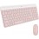 Kit Teclado e Mouse Sem fio logitech Slim Silencioso