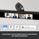 Webcam 2Mpx Full HD Logitech AutoFoco Microfone Reduçao Ruido USB C