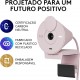 Webcam 2Mpx Full HD Logitech AutoFoco Microfone Reduçao Ruido USB C