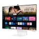 Monitor Smart 32 Pol 4K Samsung 60Hz Bluetooth Alexa Micro HDMI Branco