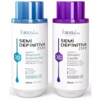 Kit 2 Creme Alisador Escova Progressiva Forever Liss 300ml Semi Definitiva