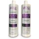 Kit 2 Creme Alisador Progressiva Soul Care 1L Liso