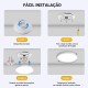 Luminaria Led 24W Inteligente Wifi 2700K a 6500K Compativel Alexa 127v