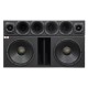 Caixa de Som Trio 12 polegadas ViniSound 540W Cornetas Alto Falante Tweeter