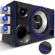 Caixa de Som Trio 12 polegadas Shutt 800W Vies Largo Super Tweeter Corneta
